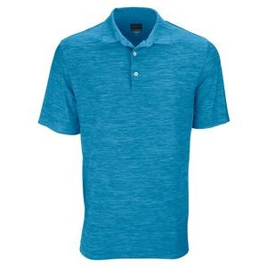 Greg Norman Men's Play Dry Heather Solid Polo