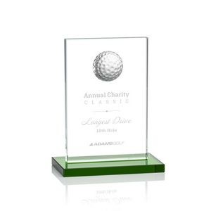Cumberland Golf Award - Starfire/Green 4"x6"