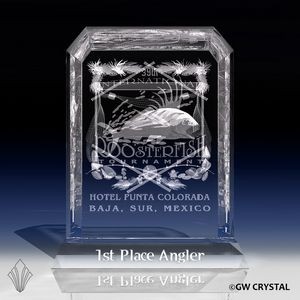 Brilliance Series Crystal Award (12" x 10" x 4 3/8")