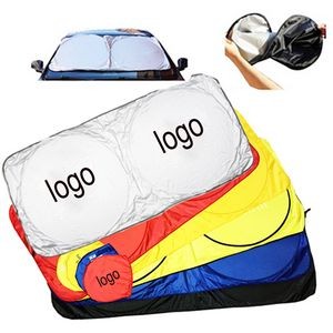 Sunshade For Car With Pouch