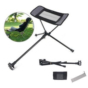 Collapsible Aluminum Alloy Bracket Footstool for Moon Chair