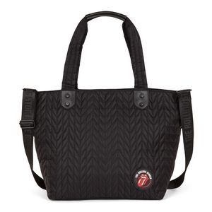 THE ROLLING STONES-ICONIC COLLECTION-Quilted Nylon Tote Bag