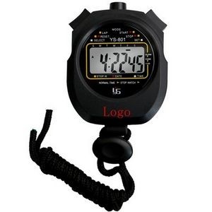 Electronic Digital Sport Stopwatch Timer Large Display with Date Time and Alarm Function