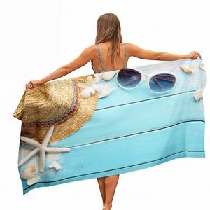 Beach Towel w/Heat Sublimation (30"x 58")