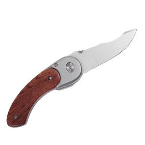 Rosewood Curved Handle Knife