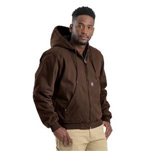 Berne Apparel Men's Tall Highland Washed Cotton Duck Hooded Jacket
