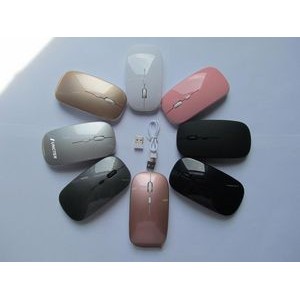 Wireless Mouse, Slim Silent Mouse 2.4G Portable Mobile Optical Office Mouse for Notebook, PC, Laptop