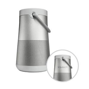 Bose - SoundLink Revolve+ II Bluetooth® Speaker w/Charging Cradle - Luxe Silver