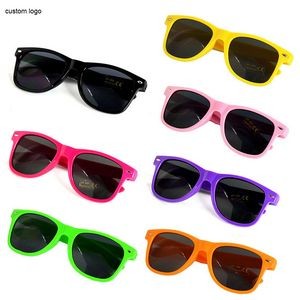 UV Protection Plastic Neon Sunglasses