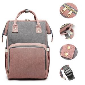 Waterproof Diaper Bag Backpack - Stylish and Functional with USB Charging Port