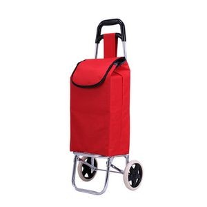 Collapsible 6000D Oxford Cloth Shopping Trolley Grocery Cart 35 1/2"x13 1/2" Low MOQ