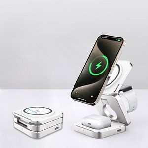 Magnetic Foldable 3 in 1 Wireless Charging Station