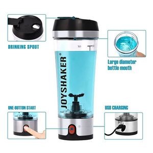 Electric Shaker Bottle, Powerful Mixer for Smooth Shakes & Supplements. Includes Built-in Supplement