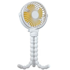 Rechargeable Mini Fan with Flexible Tripod/Legs