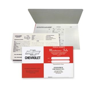 Red Square Design Auto Documents Glove Box Folder (9-7/8" x 6")