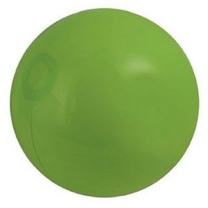 12" Inflatable Solid Lime Green Beach Ball