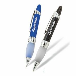 Soft Touch Series Twist Action Ballpoint Pen with Translucent Grip