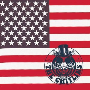 USA Made American Flag Novelty Bandanna 22" x 22" 100% Cotton Pre-Printed Dyed