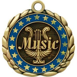 Vibraprint® Music Quali-Craft Medallion (2-1/2")