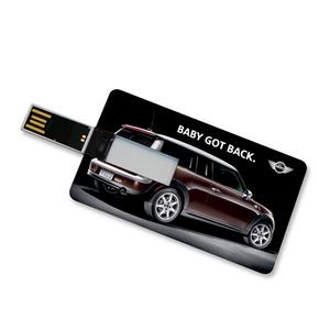 Credit Card / Business Card Flash Drive, High Speed USB 2.0 (1GB)
