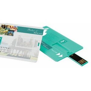 Credit Card Style 7 USB Flash Drive (1GB)