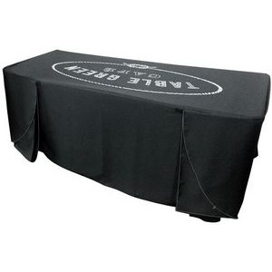 Convertible Table Cover w/Sublimated Front Panel (8' to 6')