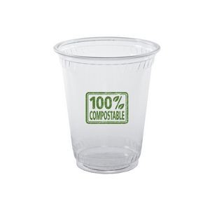 10 Oz. Soft-Sided Greenware Plastic Cup (Grande Line)