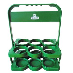 Foldable 6-pack Beer Caddy Bucket Holder