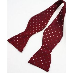 Polyester Woven Youth bow tie with or with out logo self tie