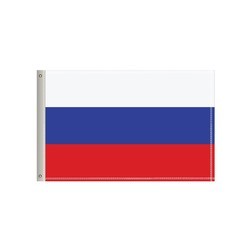 72"W x 36"H National Flag, Russia, Single-Sided