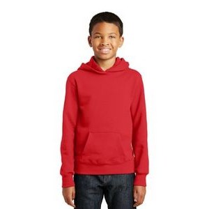 Port & Company® Youth Fan Favorite™ Fleece Pullover Hooded Sweatshirt