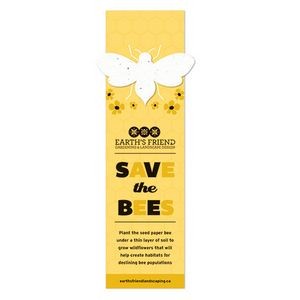 Save The Bees Plantable Bee Bookmark