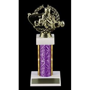 9" Purple Moon Beam Trophy