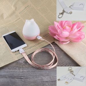 Polyester Lanyards With 2 In 1 USB Charging Cable