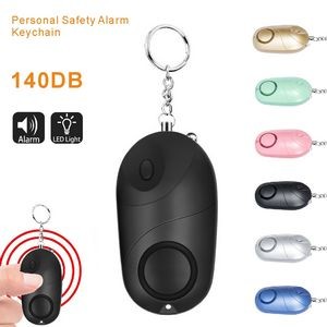 Personal Alarm Keychains w/LED Light
