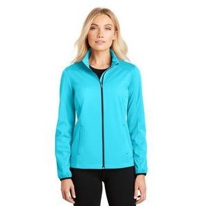 Port Authority® Ladies' Active Full Zip Soft Shell Jacket