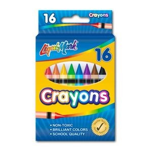 Crayons - 16 Assorted Colors (Case of 144)