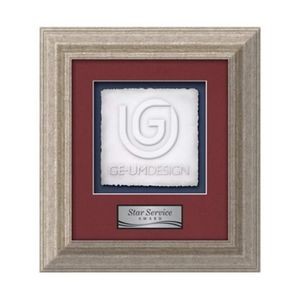 Terrene Cast Paper Square - Antique Silver 15½"x17"