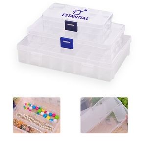 10 Compartment Transparent Plastic Box