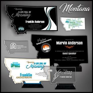 7" Montana Black Budget Acrylic Award