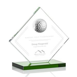 Barrick Golf Award - Starfire/Green 6" High