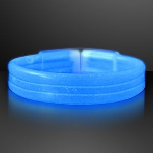 Blue Thick Glow Bracelet Bangles - BLANK