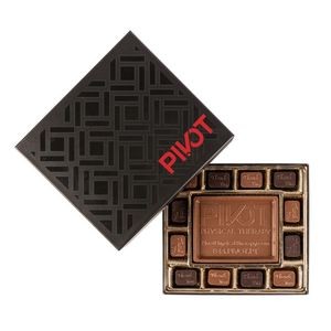 Small Custom Class Chocolate Delight Gift Box w/ Screen Printed Lid