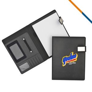 A4 Leatherette Padfolio With Sleeve