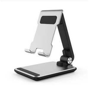 Foldable Square Base Aluminum Alloy Desktop Phone Stand Laptop Stand