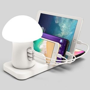 Charging Dock Stations With Desk Lamp