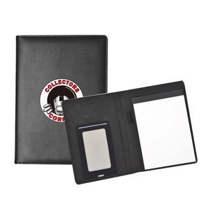 A5 Leatherette Padfolio with Smartphone Sleeve