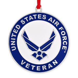 Officially Licensed Engravable U.S. Air Force Veteran Ornament