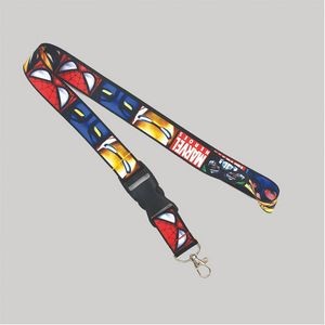 5/8" Full Color custom lanyard printed with company logo with Thumb Trigger attachment 0.625"