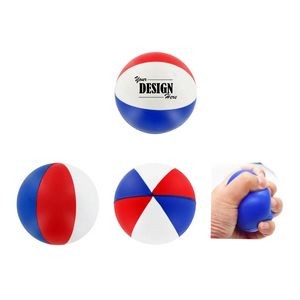 Beach ball PU stress relief ball squeeze toy ball